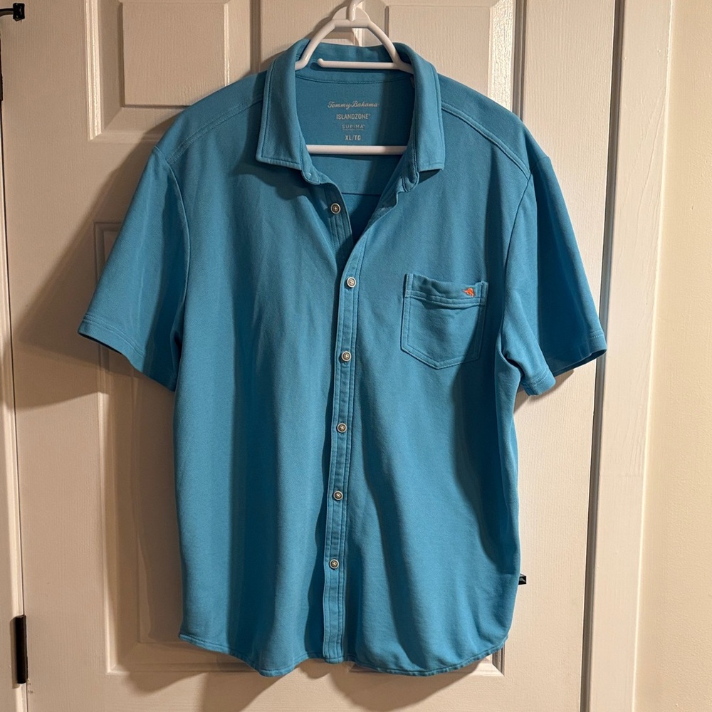 Men’s Tommy Bahama IslandZone Aqua Casual Button Down Shirt